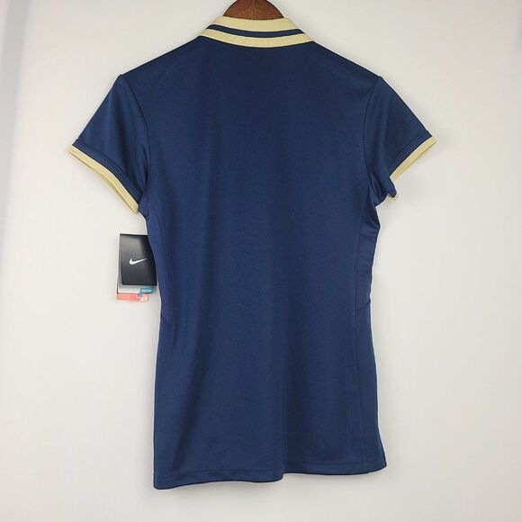 Nike Womens Navy Midshipmen Dri Fit NWT Polo Shirt Size S - Picture 4 of 10